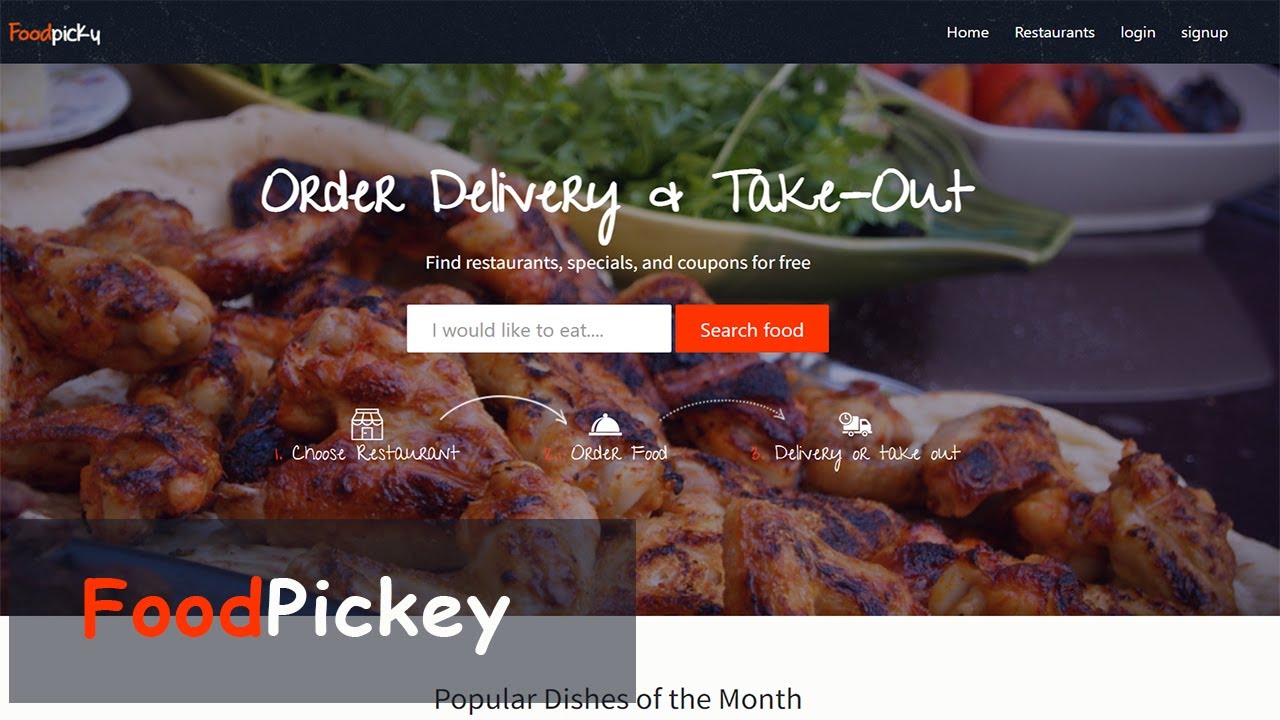 Online food ordering system project