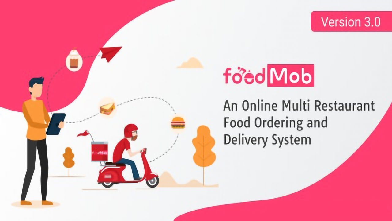 FoodMob - An Online Multi Restaurant Food Ordering and Delivery System with Contactless QR Code Menu
