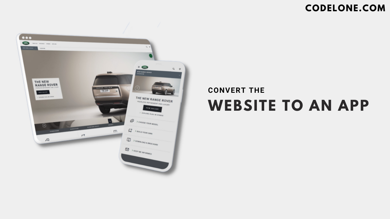 Website to an app converter